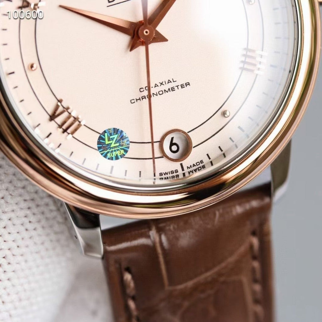 VARELLO CLASSIC PRESTIGE 36MM ROSE GOLD CASE WHITE DIAL