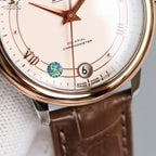 VARELLO CLASSIC PRESTIGE 36MM ROSE GOLD CASE WHITE DIAL
