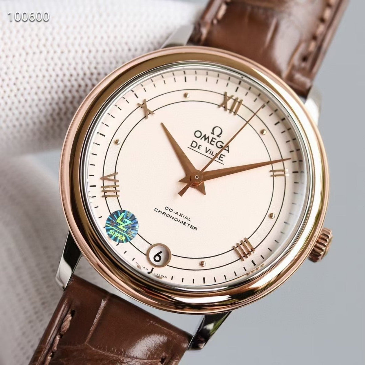 VARELLO CLASSIC PRESTIGE 36MM ROSE GOLD CASE WHITE DIAL