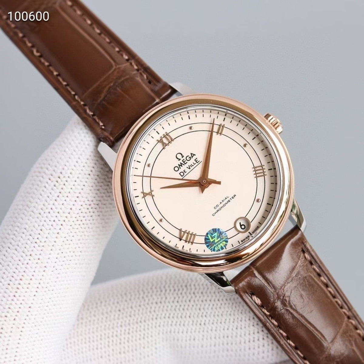 VARELLO CLASSIC PRESTIGE 36MM ROSE GOLD CASE WHITE DIAL