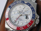 CLASSIC GMT RED & BLUE BEZEL METEORITE DIAL WATCH