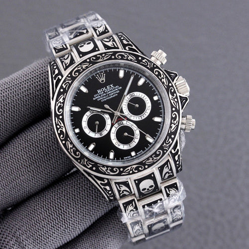 CLASSIC 40MM HAND-ENGRAVED WATCH