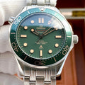 VARELLO CLASSIC DIVER 300M STAINLESS STEEL KHAKI DIAL WATCH