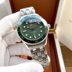 VARELLO CLASSIC DIVER 300M STAINLESS STEEL KHAKI DIAL WATCH