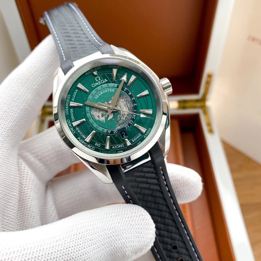VARELLO CLASSIC TERRA 150M WORLDTIMER GREEN DIAL