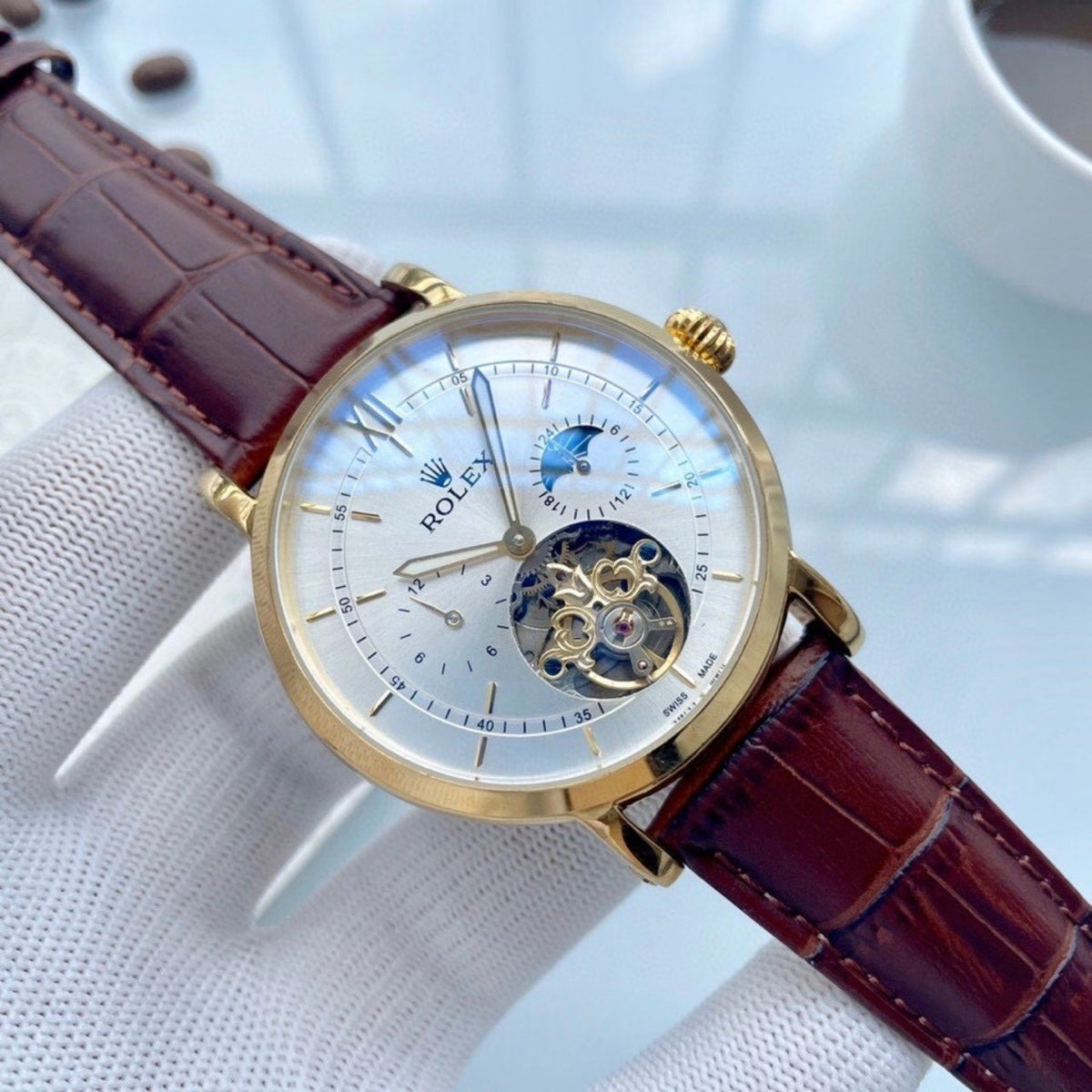 CLASSIC DUAL-TIME MOONPHASE TOURBILLON WATCH