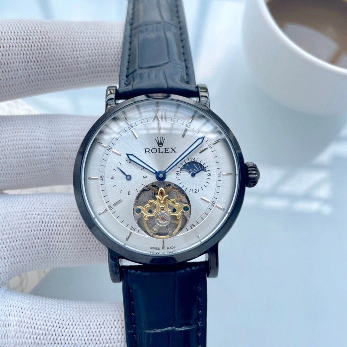 CLASSIC DUAL-TIME MOONPHASE TOURBILLON WATCH
