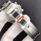 CLASSIC STAINLESS STEEL GREY RACING DIAL CHRONOGRAPH WATCH