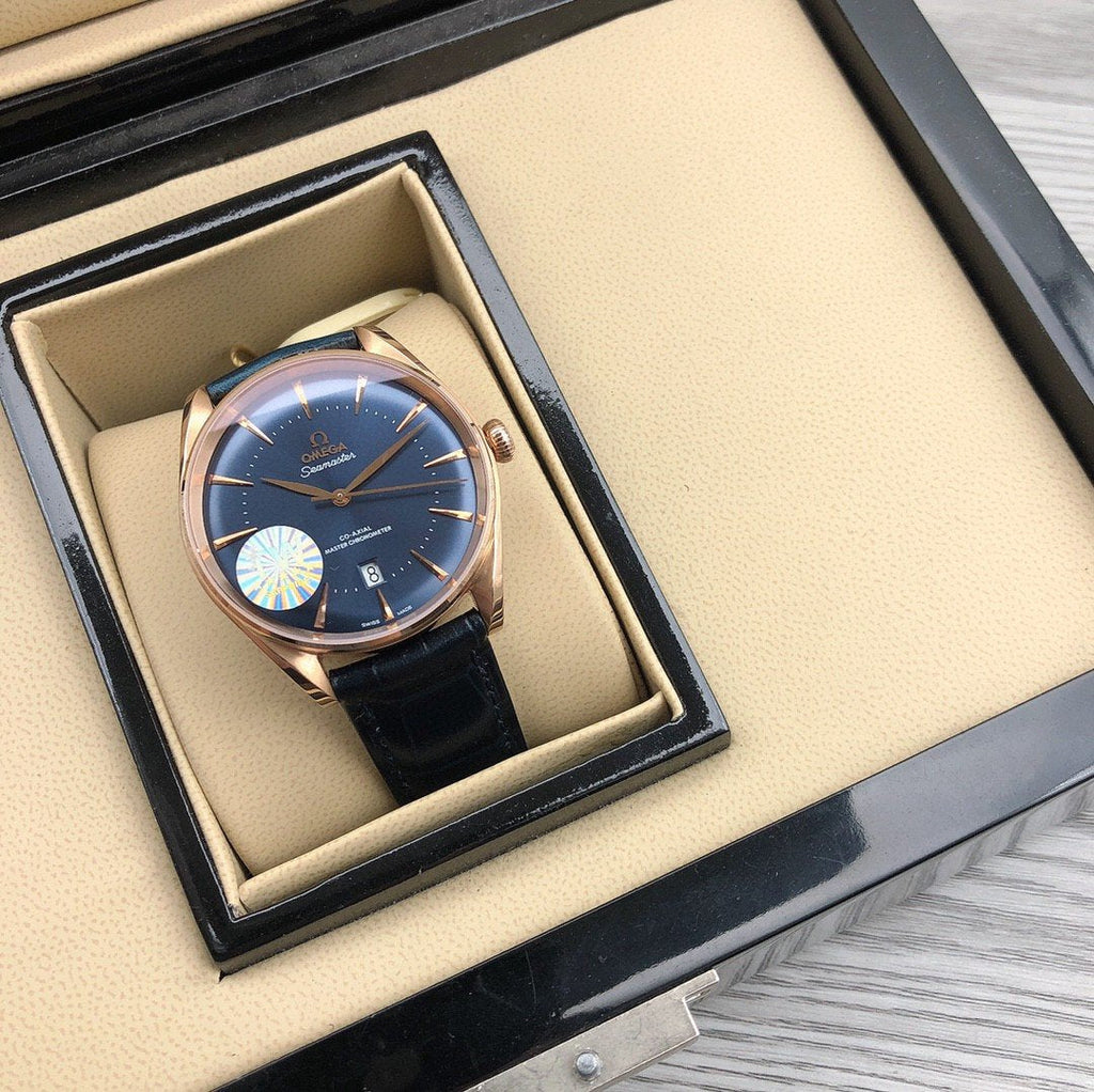 VARELLO CLASSIC 40MM BLUE DIAL WATCH