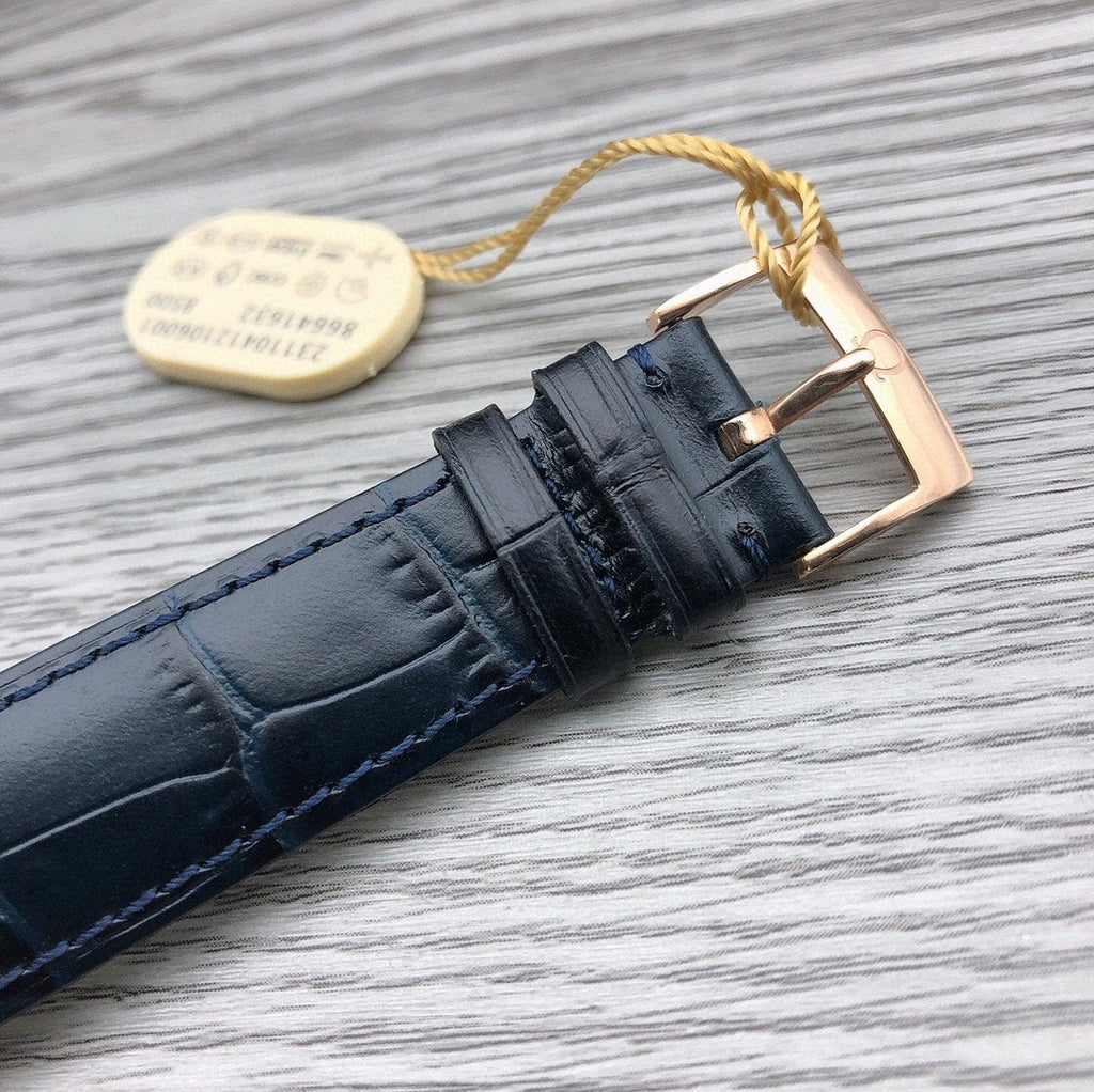 VARELLO CLASSIC 40MM BLUE DIAL WATCH