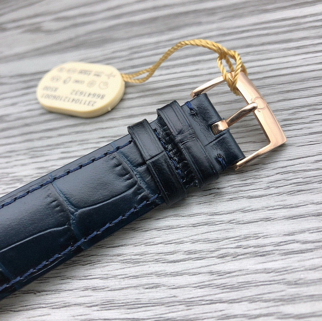 VARELLO CLASSIC 40MM BLUE DIAL WATCH