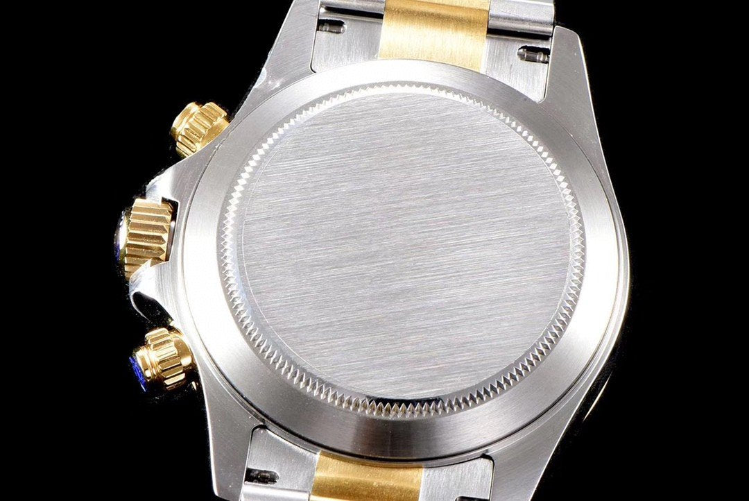 CLASSIC GOLD-TONE STEEL MOP DIAL DIAMOND NUMERAL WATCH