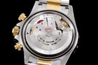 CLASSIC GOLD-TONE STEEL MOP DIAL DIAMOND NUMERAL WATCH
