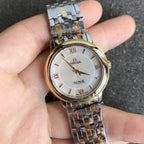 VARELLO CLASSIC PRESTIGE 27MM QUARTZ GOLD STEEL MOP DIAL