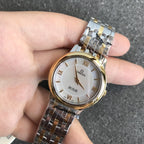 VARELLO CLASSIC PRESTIGE 27MM QUARTZ GOLD STEEL MOP DIAL