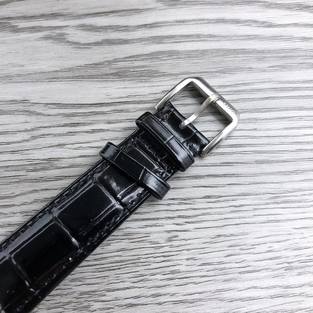 CLASSIC AUTOMATIC STAINLESS STEEL LEATHER STRAP WATCH
