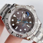 CLASSIC 40MM STAINLESS STEEL GREY DIAL WATCH