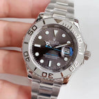 CLASSIC 40MM STAINLESS STEEL GREY DIAL WATCH