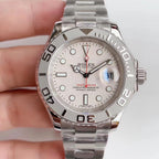 CLASSIC STAINLESS STEEL WHITE DIAL WATCH