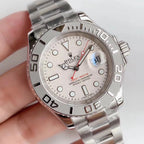 CLASSIC STAINLESS STEEL WHITE DIAL WATCH