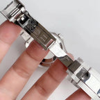 CLASSIC STAINLESS STEEL WHITE DIAL WATCH