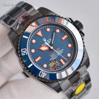 CLASSIC DATE BLUE & RED BEZEL DIVE WATCH