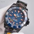 CLASSIC DATE BLUE & RED BEZEL DIVE WATCH