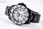 CLASSIC GMT BLACK & WHITE DIAL WATCH