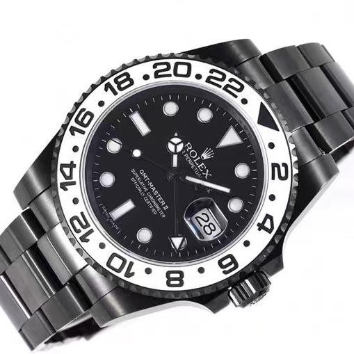 CLASSIC GMT BLACK & WHITE BEZEL WATCH