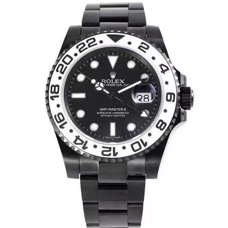CLASSIC GMT BLACK & WHITE BEZEL WATCH