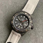 CLASSIC CUSTOM CARBON FIBER GREY GMT WATCH