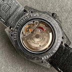 CLASSIC CUSTOM CARBON FIBER GREY GMT WATCH